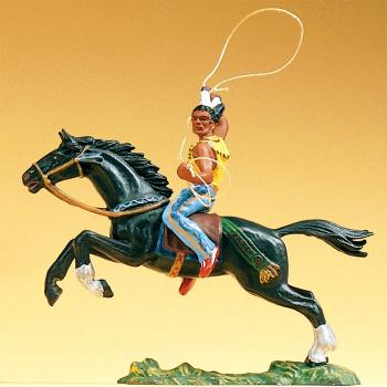 Preiser 54652 Indian riding with Lasso