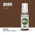 AK Interactive AK11304 AK 3GEN - WWI French Brown