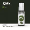 AK Interactive AK11306 AK 3GEN - WWI French Green 2