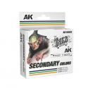 AK Interactive AK16022 Secondary Colors - Ink Set