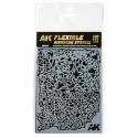 AK Interactive AK9079 Flexible Airbrush Stencil