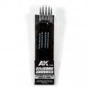 AK Interactive AK9085 Silicone Brushes Medium Tip Small