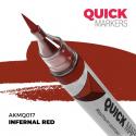 AK Interactive AKMQ017 QUICK MARKER - Infernal Red