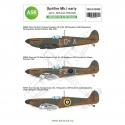 ASK Art Scale Kit D32089 Spitfire Mk.I Early - RAF Aces 2