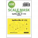 ASK Art Scale Kit M32046 Spitfire Mk.IX Masks - Tamiya