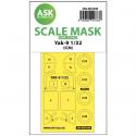 ASK Art Scale Kit M32048 Yak-9 Mask for ICM
