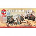 Airfix A01305V 25PDR Field Gun & Quad