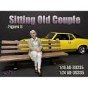American Diorama AD-38335 Sitting Old Couple - Figure II
