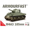 Armourfast 99015 Sherman M4A3 105mm x 2