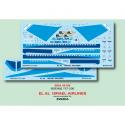 BOA Decals BOA44126 Boeing 757-200 - El Al Airlines