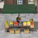 Busch 7706 Mini world - Stall with Fruits