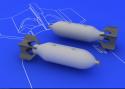 Eduard 648081 US 500lb Bombs x 2