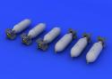Eduard 672039 US 500lb Bombs x 6