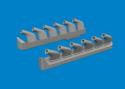 Eduard 672411 P-51 Exhaust Stacks - Tamiya