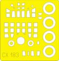 Eduard CX183 Ju 88G Masks - Hasegawa