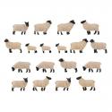 Faller 151918 Black-Headed Sheep x 18