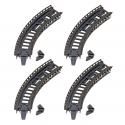 Faller 222542 Track Beds, Curved x 4