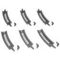 Faller 222543 Track Beds, Curved x 6