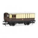 Hornby R40310 GWR 4 Wheel Coach 505 - Era 2-3