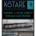 Kotare 32P005 Bf 109K-4 Exhausts