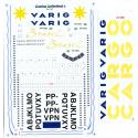 Liveries Unlimited A4-135 DC-10 Decals - Varig Brasil