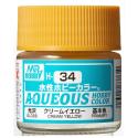 Mr. Hobby H-034 Aqueous - Cream Yellow