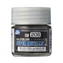 Mr. Hobby SM-206 Super Metallic 2 - Chrome Silver 2