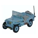 Oxford Diecast 76WMB002 Willys MB US Navy Seebees