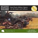 Plastic Soldier WW2V15020 Allied M5 Halftrack x 5