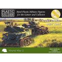 Plastic Soldier WW2V15021 M5A1 Stuart Tank x 5