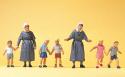 Preiser 10533 Protestant Sisters with Children