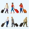 Preiser 10640 Travellers with Suitcases
