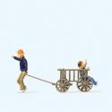 Preiser 28112 Children with Cart
