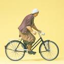 Preiser 45068 Woman on Bicycle