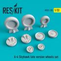 Reskit RS32-0130 A-4 Skyhawk Late Wheels Set