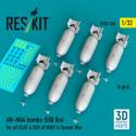 Reskit RS32-0545 AN-M64 Bombs 500 lbs