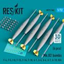 Reskit RS72-0342 Mk.82 Bombs x 6