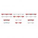 Scalextric C8191 Crash Barriers Track Pack