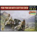Strelets 189 Pom-Pom Gun with Scottish Crew