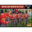 Strelets 295 British Light Infantry in Attack