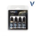 Vallejo 77.258 TMM - Aged Metal Paint Set