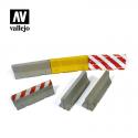 Vallejo SC214 Concrete Barriers x 4