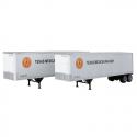 Walthers 949-2516 40' Trailmobile Trailer x 2