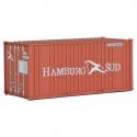 Walthers 949-8006 20 ft Container Hamburg Sud