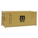 Walthers 949-8057 20 ft Container MSC