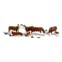Woodland Scenics A2144 Hereford Cows