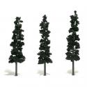Woodland Scenics TR1563 Conifer Green Trees x 3